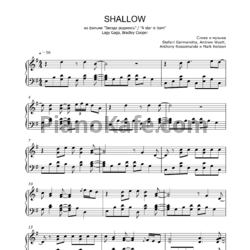 Ноты Lady Gaga feat. Bradley Cooper - Shallow - предпросмотр