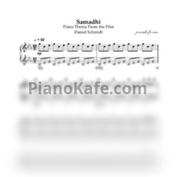 Ноты Daniel Schmidt - Samadhi piano theme (Piano cover) - предпросмотр