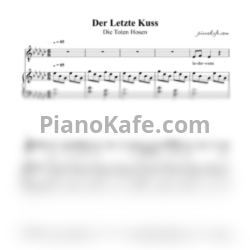 Ноты Die Toten Hosen - Der letzte kuss - предпросмотр
