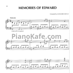 Ноты Alexandre Desplat - Memories of Edward - предпросмотр