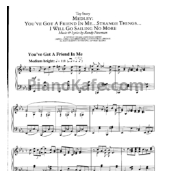 Ноты Randy Newman - You've got a friend in me (Piano solo) - предпросмотр