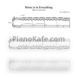Sheets Remo Anzovino - Music is in everything - preview