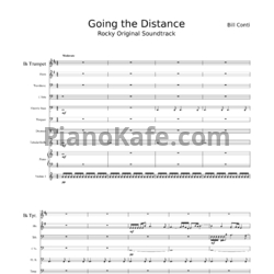 Ноты Bill Conti - Going The Distance - предпросмотр