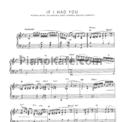 Ноты Ted Shapiro - If I had you - предпросмотр