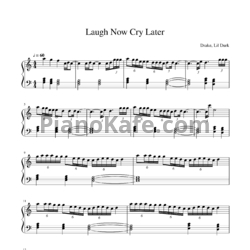 Ноты Drake feat. Lil Durk - Laugh now cry later - предпросмотр