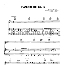 Ноты Brenda Russell - Piano in the dark - предпросмотр