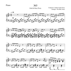 Ноты Zedd, Katy Perry - 365 - предпросмотр