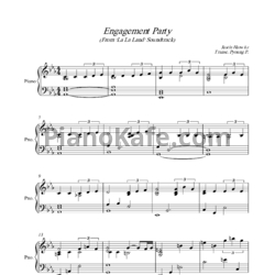 Ноты Justin Hurwitz - Engagement party - предпросмотр