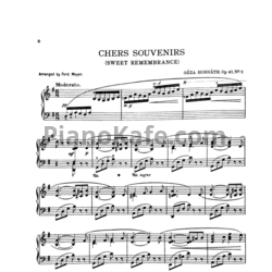 Ноты Геза Хорват - Cheers souvnirs (Sweet remembrance), Op. 47 №2 - предпросмотр