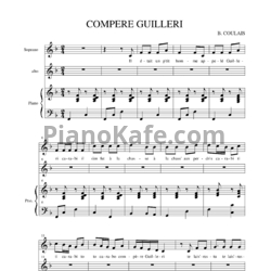 Ноты Bruno Coulais - Compere Guilleri - предпросмотр