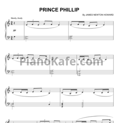 Ноты James Newton Howard - Prince Phillip - предпросмотр