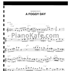 Ноты Red Garland - A foggy day (Piano solo) - предпросмотр