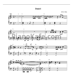 Ноты Elton John - Daniel (Piano solo) - предпросмотр