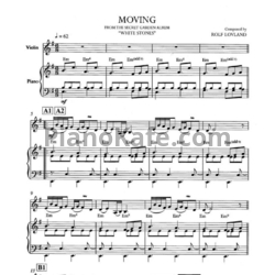 Ноты Secret Garden - Moving - предпросмотр