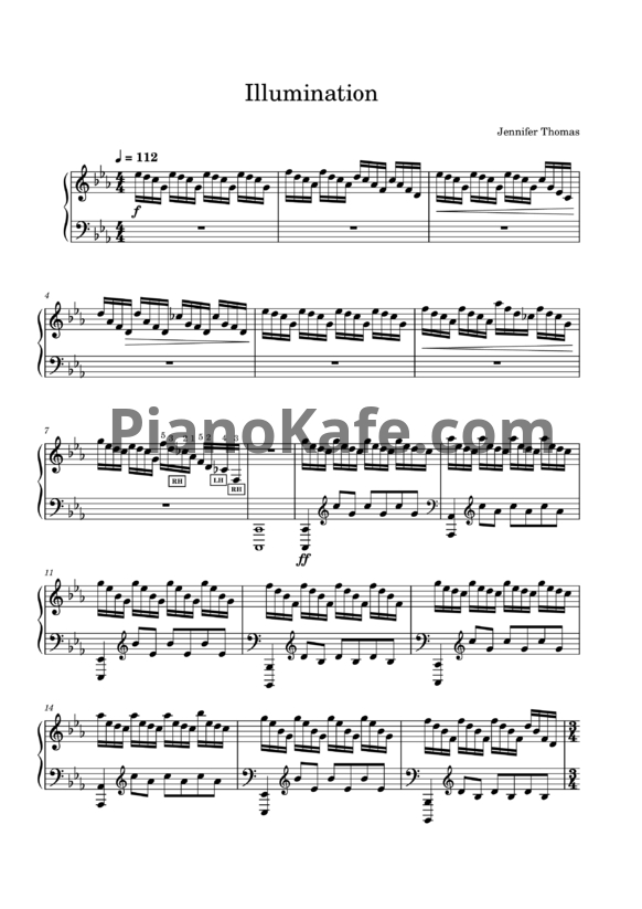 Ноты Jennifer Thomas - Illumination