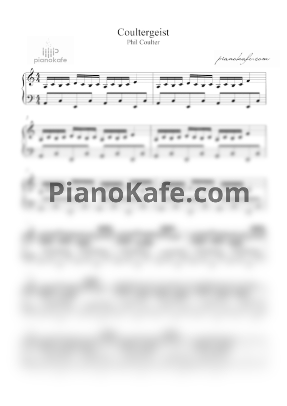 Ноты Phil Coulter - Coultergeist