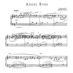 Ноты Jim Brickman - Angel eyes - предпросмотр