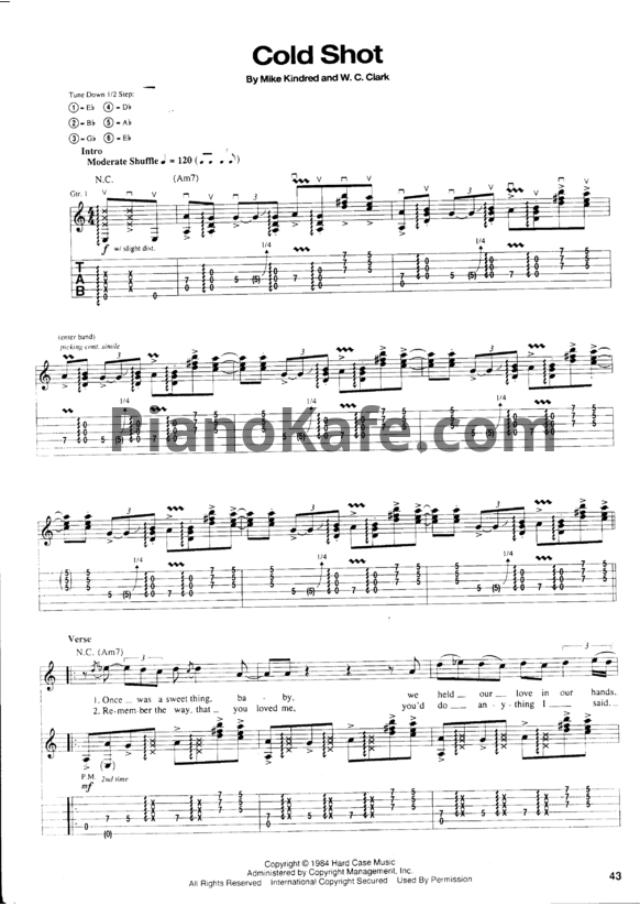 Ноты Stevie Ray Vaughan - Couldn't stand the weather (Сборник)