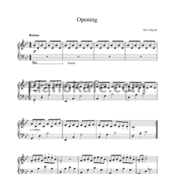 Ноты Dee Bayash - Opening - предпросмотр