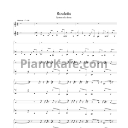 Ноты System of a Down - Roulette - предпросмотр