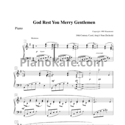 Ноты God rest you merry gentlemen (16th century carol) - предпросмотр
