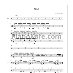 Ноты System of a Down - Mind - предпросмотр