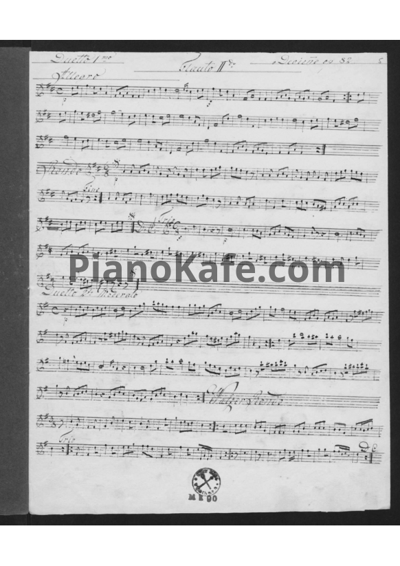 Ноты Франсуа Девьен - 6 дуэтов для флейты (Op. 32)