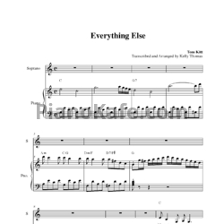 Ноты Natalie - Everything else - предпросмотр
