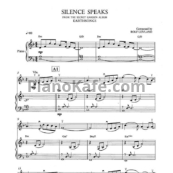 Ноты Secret Garden - Silence speaks (для пианино и скрипки) - предпросмотр
