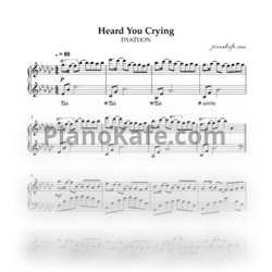 Sheets DYATHON - Heard you crying (Piano cover) - preview