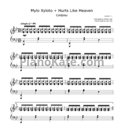 Ноты Coldplay - Mylo Xyloto + Hurts like heaven (Adrian Lee version) - предпросмотр