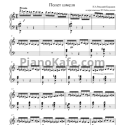 Ноты Н. Римский-Корсаков - Полет шмеля (в обработке Ю. Наймушина) - предпросмотр