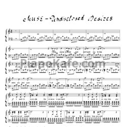 Ноты Muse - Undisclosed desires - предпросмотр