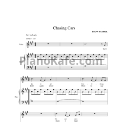 Ноты The Wind and The Wave - Chasing Car - предпросмотр