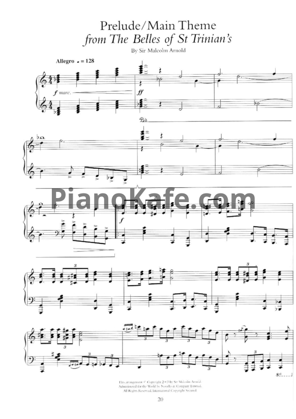 Ноты Malcolm Arnold - Malcolm Arnold (Piano solo)