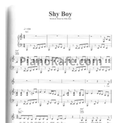 Ноты Katie Melua - Shy boy - предпросмотр