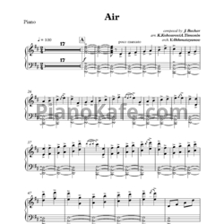 Ноты Konstantin Kokourov - Air - предпросмотр