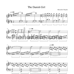 Ноты Alexandre Desplat - The Danish girl theme - предпросмотр