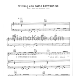 Ноты Sade - Nothing can come between us - предпросмотр