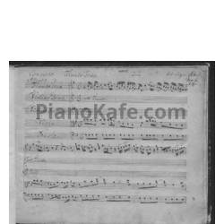 Sheets К. Ф. Абель - Концерт для флейты соль мажор WK 50 (Партитура) - preview
