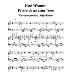 Ноты Henk Wieman - Where do we come from - предпросмотр