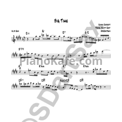 Ноты Kenny Garrett - Big time - предпросмотр
