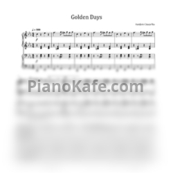 Ноты Fanfare Ciocarlia - Golden Days (для фортепиано в 4 руки) - предпросмотр