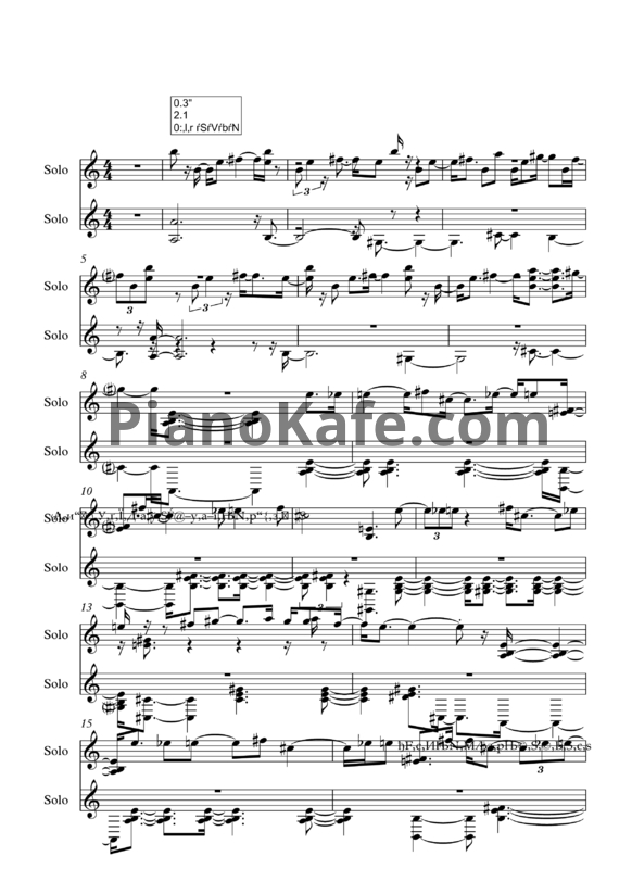 Ноты Hanako Oku - Kawara nai mono