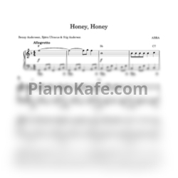Ноты ABBA - Honey, Honey (Piano cover) - предпросмотр