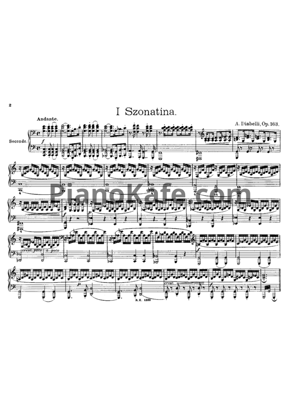 Ноты А. Диабелли - Jugendfreuden для фортепиано в 4 руки (Op. 163)