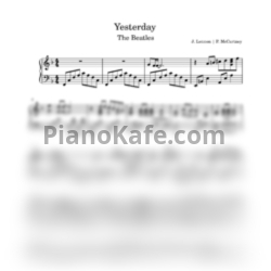 Ноты The Beatles - Yesterday (Piano cover by Alex Page) - предпросмотр