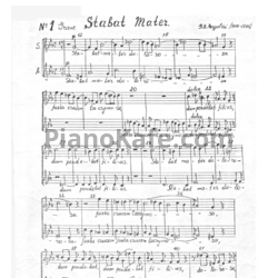 Ноты Джованни Перголези - Stabat Mater - предпросмотр