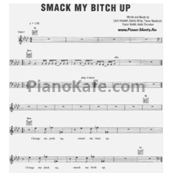Ноты Prodigy - Smack my bitch up - предпросмотр