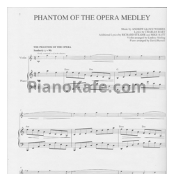 Ноты Lindsey Stirling - Phantom of the opera - предпросмотр